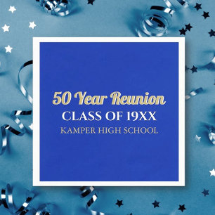 50th Reunion Fun! CUSTOM Reunion  Napkins