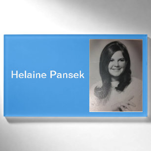 50th School Reunion Name Tag