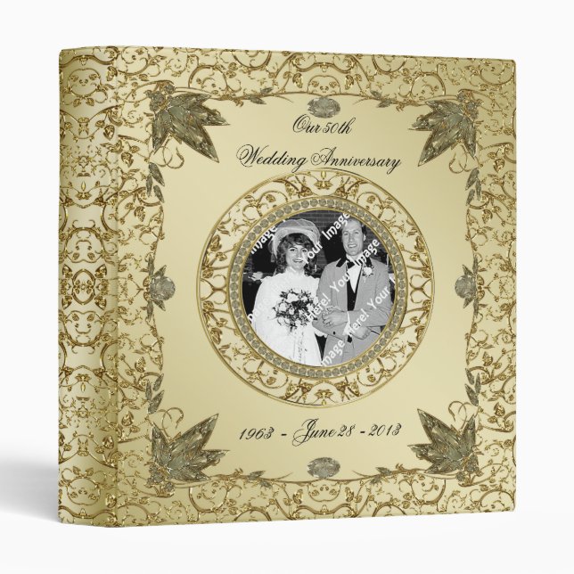 50th Wedding Anniversary Binder (Front/Spine)