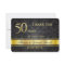 50th Wedding Anniversary Black Gold Thank You