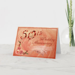 50th Wedding Anniversary Card