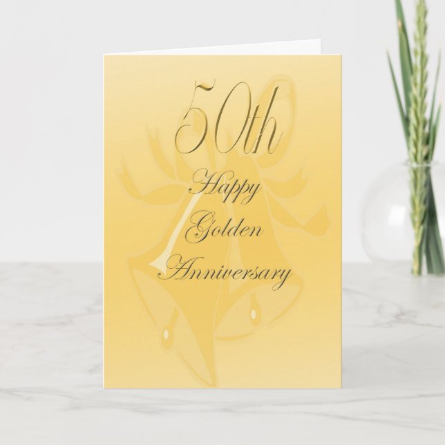50th Wedding Anniversary Card (Front)