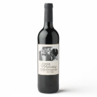 50th Wedding Anniversary Custom Wine Label