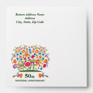 50th Wedding Anniversary Customizable Envelopes