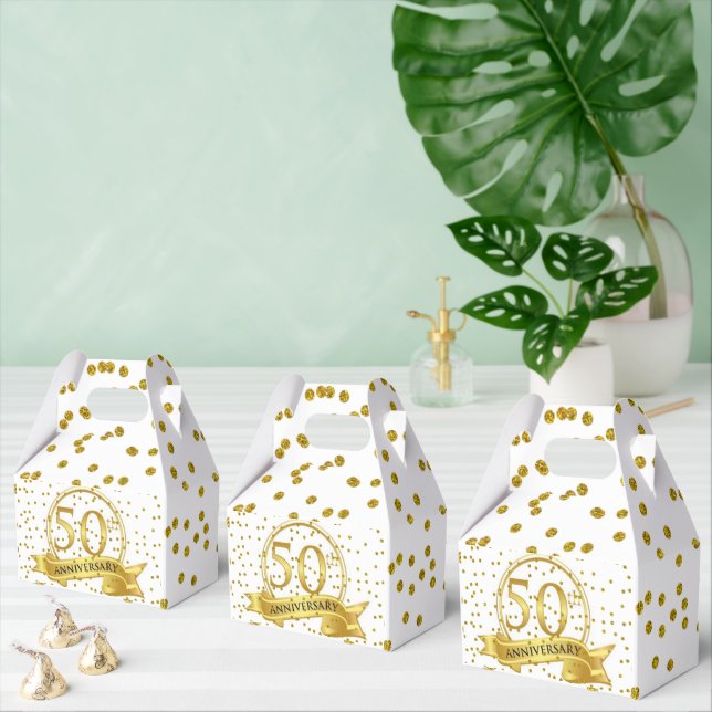 50th wedding anniversary favor box (Multiple)