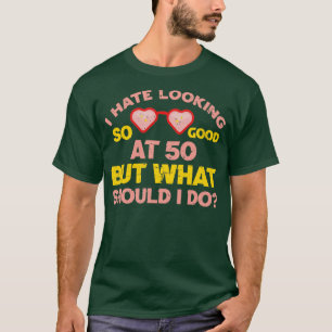 50th Wedding Anniversary For Him Her 50 Birthday F T-Shirt