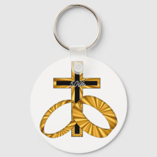 50th Wedding Anniversary Gifts Keychain