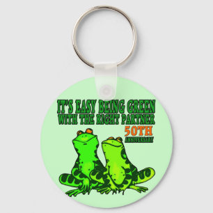 50th Wedding Anniversary Gifts Keychain