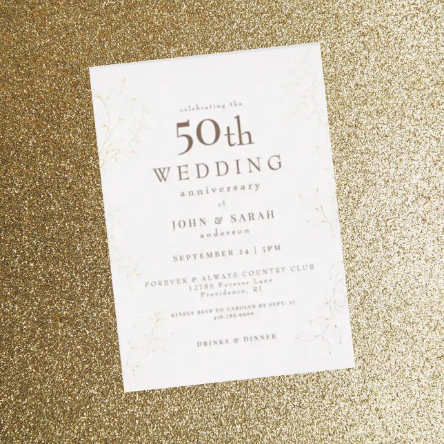 50th Wedding Anniversary Gold (Creator Uploaded)