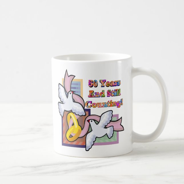 50th wedding anniversary gt coffee mug (Right)