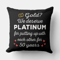 50th Wedding Anniversary I - Gold Funny Couple