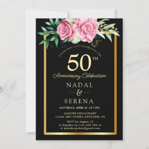 50th Wedding Anniversary Invitation