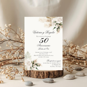 50th Wedding Anniversary Invitation