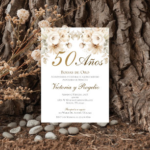 50th Wedding Anniversary Invitation