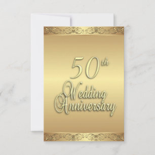 50th Wedding Anniversary Invitation