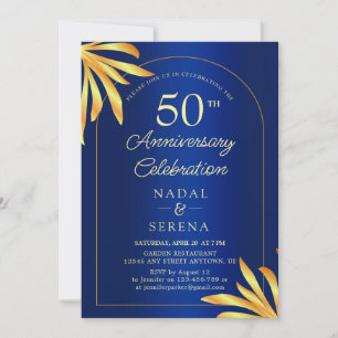 50th Wedding Anniversary Invitation