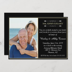 50th Wedding Anniversary Invite