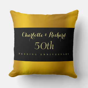 50th Wedding Anniversary Keepsake  Throw Pillow