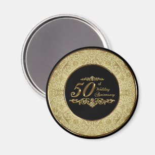 50th Wedding Anniversary Magnet