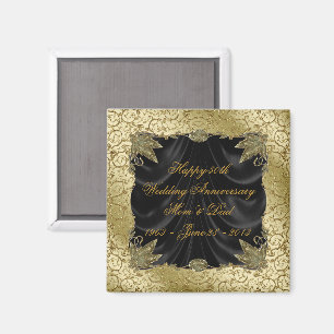 50th Wedding Anniversary Magnet