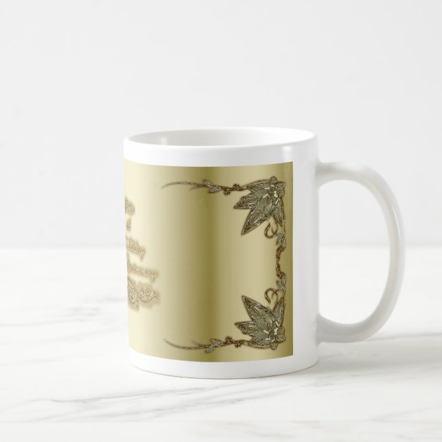 50th Wedding Anniversary Mug (Right)