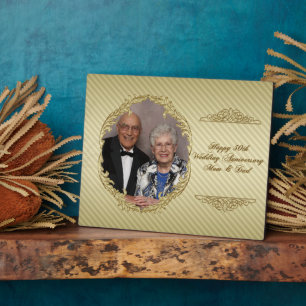 50th Wedding Anniversary Photo Plaque