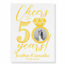 50th Wedding Anniversary Photo Template