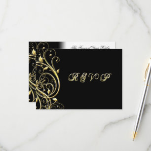 50th Wedding Anniversary RSVP Card
