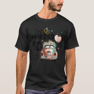 50th Wedding Anniversary Shirt Just Married 50 Yea