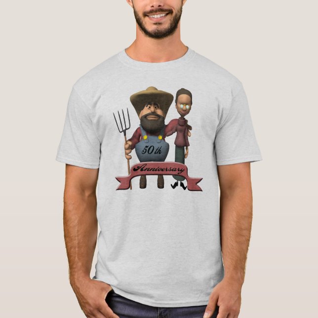 50th Wedding Anniversary T-shirt (Front)