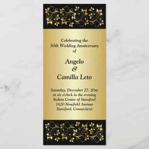 50th Wedding Anniversary Vow Renewal Program