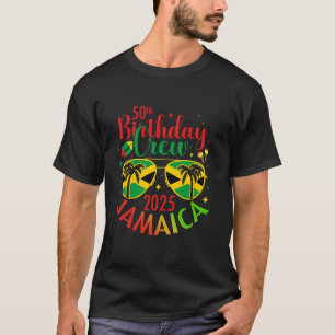 50th Years Old Birthday Crew Jamaica Trip 2025 Par T-Shirt
