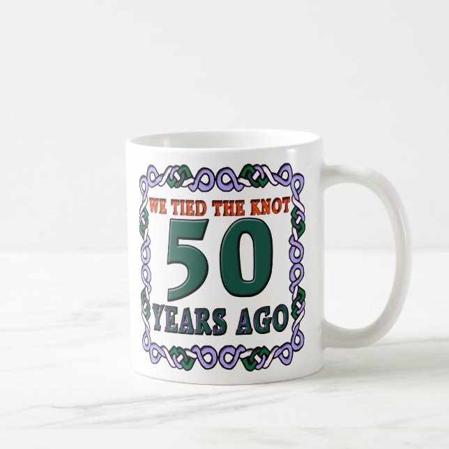 50thweddinganniversary coffee mug (Right)