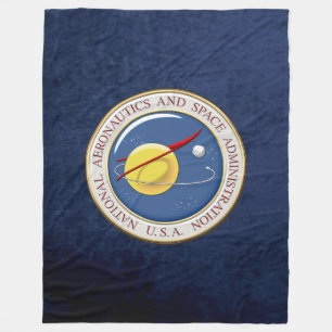 [510] NASA Emblem [3D] Fleece Blanket