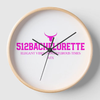 512Bachelorette Wall Clock | Bridal Party 