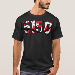 5150 E V H Guitar Inspired Illustration Tapestry T-Shirt