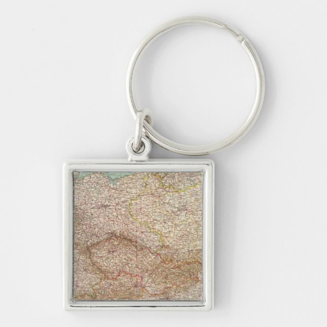 5152 Germany, Poland, Czechoslovakia Keychain (Front)