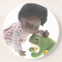 519 Sasha Cara Black Baby Bierdeckel