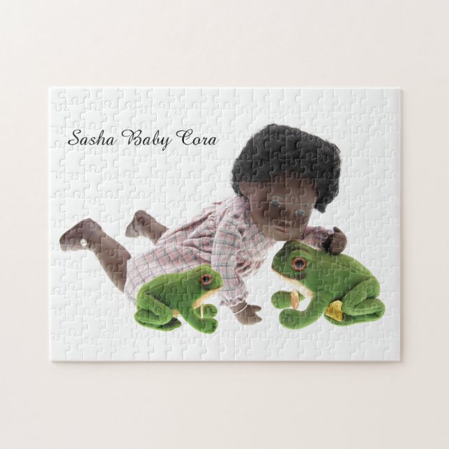 519 Sasha Cara Black  Baby Puzzles (Horizontal)