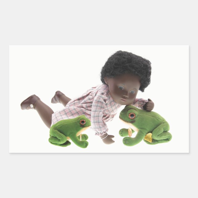 519 Sasha Cara Black Baby Sticker (Front)