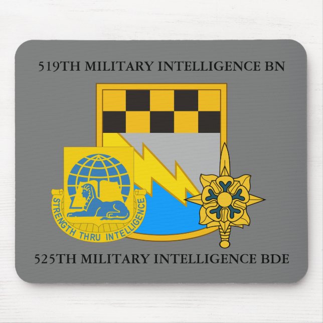 519TH MILITARY INTELLIGENCE BATTALION 525TH BDE MOUSE PAD (Front)
