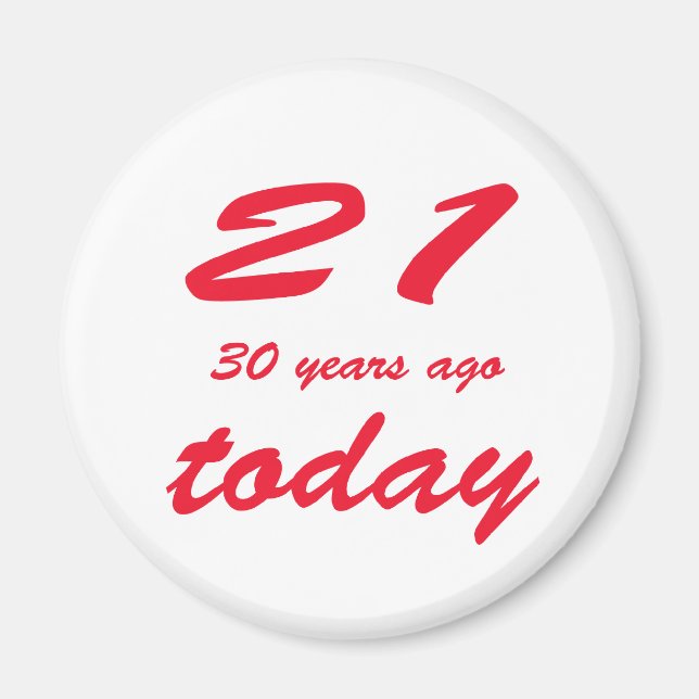 51 birthday magnet (Front)