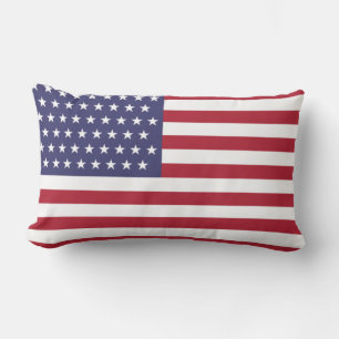 51 Star Flag of the United States of America (USA) Lumbar Pillow