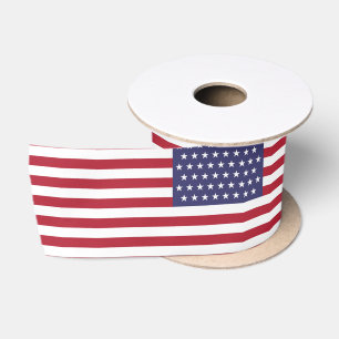 51 Star Flag of the United States of America (USA) Satin Ribbon