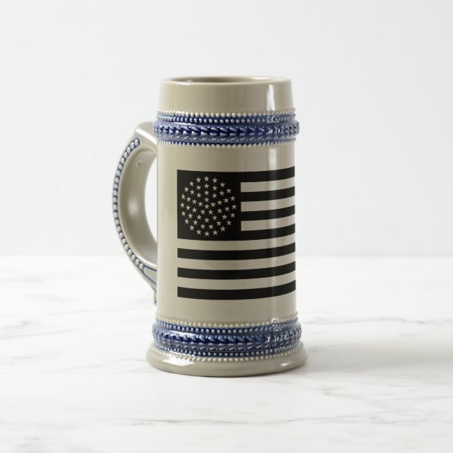 51 Star US Flag Beer Stein (Front Left)