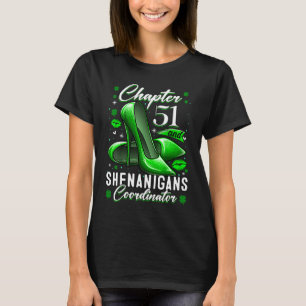 51 Year Old St Patrick's Day Shenanigans Coordina T-Shirt
