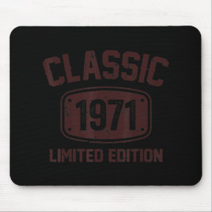 51 Years Old  1971 Limited Edition 51th Birthday  Mouse Pad