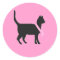51b88 black cat pink ribbon breast cancer causes