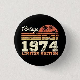 51st birthday 1 inch round button