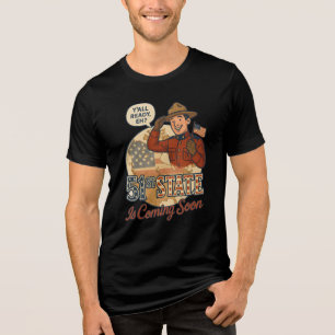 51st State Canadian Mountie Y'all Ready Eh Tri-Blend Shirt